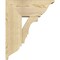 Ekena Millwork Balboa Traditional Rough Sawn Bracket w/ Offset Brace, Douglas Fir, 8"W x 18"D x 22"H BKT0806X18X22BOA01RDF - alternate 4